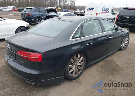2017 Audi A8 L 3.0T z USA, uszkodzony, nr VIN WAU44AFD2HN003919